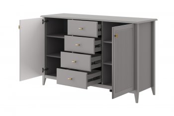 Спальный гарнитур Никеа модульный антрацит (БМ) в Заречном - zarechnyj.mebel-e96.ru