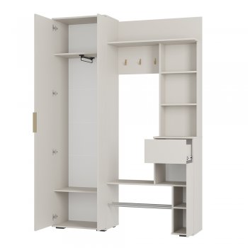 Прихожая Ницца ПР-04 Кашемир (БТС) в Заречном - zarechnyj.mebel-e96.ru