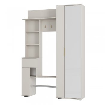 Прихожая Ницца ПР-04 Кашемир (БТС) в Заречном - zarechnyj.mebel-e96.ru