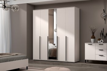 Шкаф 2000 мм Норден с зеркалом (Зарон) в Заречном - zarechnyj.mebel-e96.ru