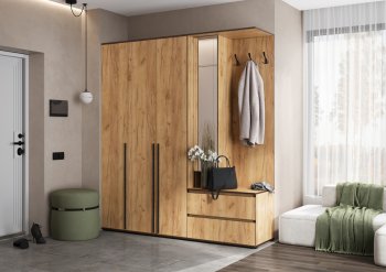 Прихожая Норд+Шкаф 1200, крафт (Миф) в Заречном - zarechnyj.mebel-e96.ru