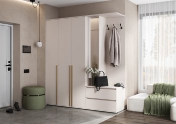 Прихожая Норд+Шкаф 1200, кашемир (Миф) в Заречном - zarechnyj.mebel-e96.ru