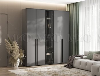 Шкаф Норд+ пенал со стеклом (Миф) в Заречном - zarechnyj.mebel-e96.ru