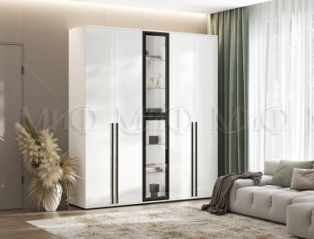 Шкаф Норд+ пенал со стеклом (Миф) в Заречном - zarechnyj.mebel-e96.ru
