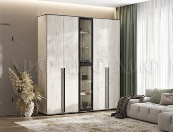 Шкаф Норд+ пенал со стеклом (Миф) в Заречном - zarechnyj.mebel-e96.ru