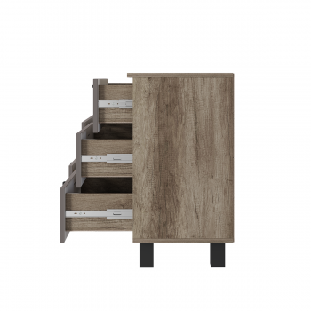 Комод Олива КМ-04 муссон софт (БТС) в Заречном - zarechnyj.mebel-e96.ru