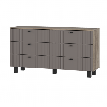 Комод Олива КМ-04 муссон софт (БТС) в Заречном - zarechnyj.mebel-e96.ru
