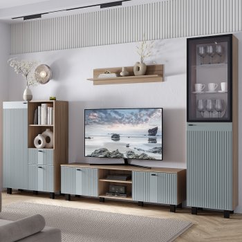 Тумба под ТВ Олива ТБ-09 шарли бриз (БТС) в Заречном - zarechnyj.mebel-e96.ru