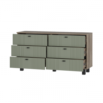 Комод Олива КМ-04 эквалипт софт (БТС) в Заречном - zarechnyj.mebel-e96.ru