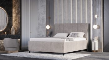 Кровать с ПМ Оливия Бежевый (Лин) в Заречном - zarechnyj.mebel-e96.ru