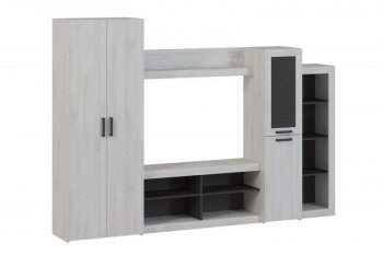 Стенка OSKAR4 сосна белая (Генезис) в Заречном - zarechnyj.mebel-e96.ru