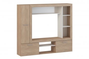 Стенка OSKAR3 дуб сонома (Генезис) в Заречном - zarechnyj.mebel-e96.ru