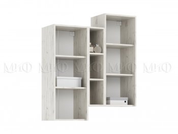 Стенка Оскар крафт белый/графит (Миф) в Заречном - zarechnyj.mebel-e96.ru