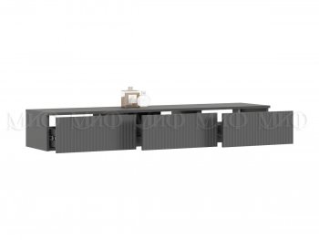 Стенка Оскар комп.2 графит (Миф) в Заречном - zarechnyj.mebel-e96.ru