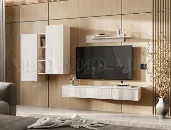 Стенка Оскар комп.2 кашемир (Миф) в Заречном - zarechnyj.mebel-e96.ru