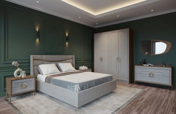 Спальный гарнитур Палермо модульный (СБК) в Заречном - zarechnyj.mebel-e96.ru