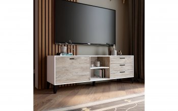 Тумба ТВ Парус-9 (Текс) в Заречном - zarechnyj.mebel-e96.ru