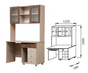 ПМ-1 стол письменный Юниор-6 в Заречном - zarechnyj.mebel-e96.ru