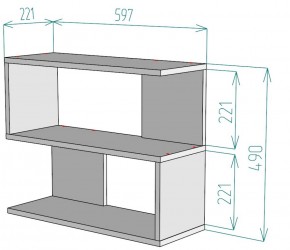 Полка S27 (Белый) в Заречном - zarechnyj.mebel-e96.ru