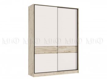 Шкаф-купе 1800 мм Роджина крафт серый/кашемир (Миф) в Заречном - zarechnyj.mebel-e96.ru