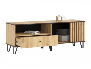 Тумба ТВ (1500) Роджина дуб крафт (Миф) в Заречном - zarechnyj.mebel-e96.ru