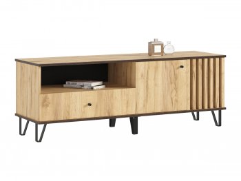 Тумба ТВ (1500) Роджина дуб крафт (Миф) в Заречном - zarechnyj.mebel-e96.ru