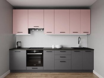 Кухонный гарнитур высокий Роза 3000 мм (Санвут) в Заречном - zarechnyj.mebel-e96.ru