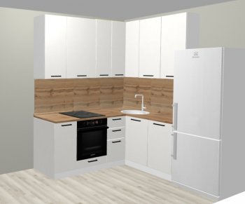 Кухонный гарнитур угловой 2000*1400 мм (Санвут) в Заречном - zarechnyj.mebel-e96.ru