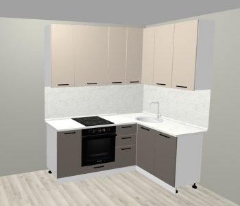 Кухонный гарнитур угловой 2000*1400 мм (Санвут) в Заречном - zarechnyj.mebel-e96.ru