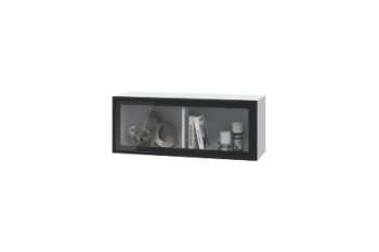 Шкаф горизонтальный с 1 стеклянной дверкой (900) Шарлиз (Можга) в Заречном - zarechnyj.mebel-e96.ru | фото