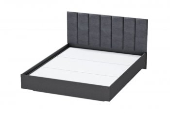 Кровать Шарм (арт.031М1) настил, Антрацит (Диал) в Заречном - zarechnyj.mebel-e96.ru