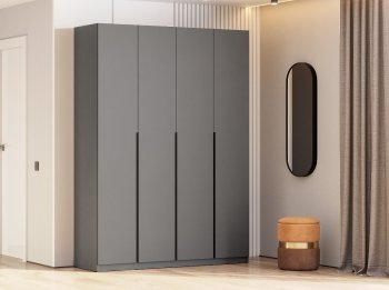 Шкаф 1600 мм ШК-5 с антресолью графит (СВ) в Заречном - zarechnyj.mebel-e96.ru