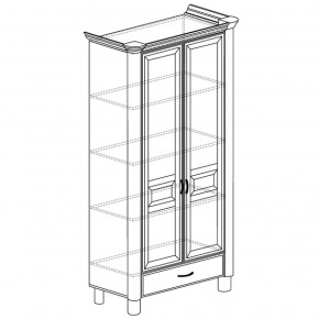 Шкаф 2-дверный Элли 571 (Яна) в Заречном - zarechnyj.mebel-e96.ru