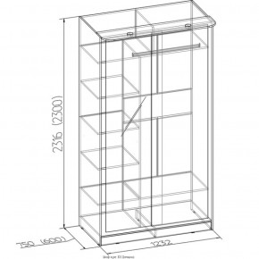 Шкаф-купе Домашний 303 дуб сонома в Заречном - zarechnyj.mebel-e96.ru