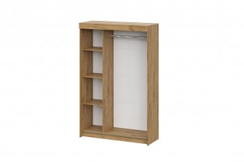 Шкаф-купе ШКП-7 1300 мм ясень анкор (СВ) в Заречном - zarechnyj.mebel-e96.ru