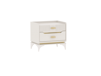 Тумба прикроватная Сиде Белый (СБК) в Заречном - zarechnyj.mebel-e96.ru