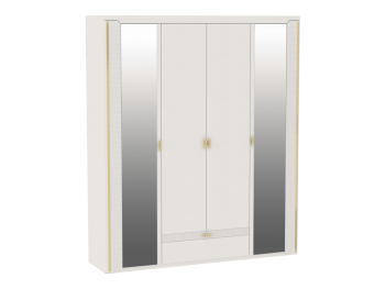 Спальный гарнитур Сиде Белый, модульный (СБК) в Заречном - zarechnyj.mebel-e96.ru