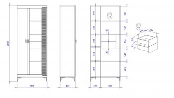 Пенал со стеклом широкий NEW Сиде Белый (СБК) в Заречном - zarechnyj.mebel-e96.ru