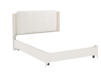 Кровать двуспальная Сиде Белый (СБК) в Заречном - zarechnyj.mebel-e96.ru