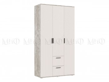 Шкаф 1200 мм Сильвия, дуб юкон/кашемир (Миф) в Заречном - zarechnyj.mebel-e96.ru