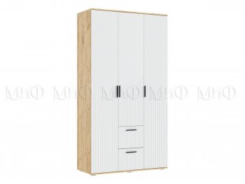 Шкаф 1200 мм Сильвия, крафт/белый (Миф) в Заречном - zarechnyj.mebel-e96.ru