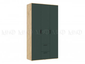 Шкаф 1200 мм Сильвия, крафт/грин (Миф) в Заречном - zarechnyj.mebel-e96.ru