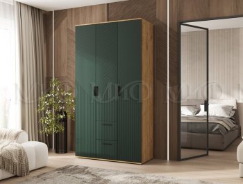 Шкаф 1200 мм Сильвия, крафт/грин (Миф) в Заречном - zarechnyj.mebel-e96.ru