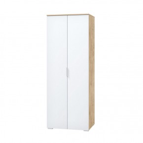 Шкаф для одежды 2х дверный 800 мм Сканди белый (МЛК) в Заречном - zarechnyj.mebel-e96.ru