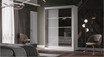 Шкаф-купе 1600 мм Соната Анкор светлый (Лин) в Заречном - zarechnyj.mebel-e96.ru
