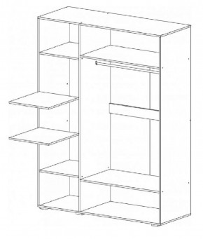 Спальный гарнитур Ненси модульный (Гор) в Заречном - zarechnyj.mebel-e96.ru