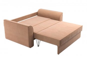 Диван-кровать 1800 мм Спейс 1.4 (велюр Вивальди 22 (св. коричневый) (Софт) в Заречном - zarechnyj.mebel-e96.ru
