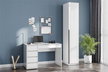 Стол компьютерный №13+пенал ШК-5 (СВ) в Заречном - zarechnyj.mebel-e96.ru