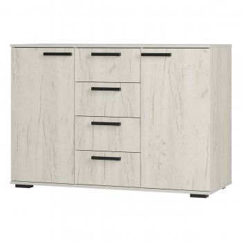 Комод Стандарт №2 NEW крафт белый  (БТС) в Заречном - zarechnyj.mebel-e96.ru