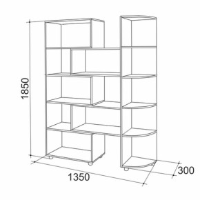 Стеллаж 2 (Мебельсон) в Заречном - zarechnyj.mebel-e96.ru